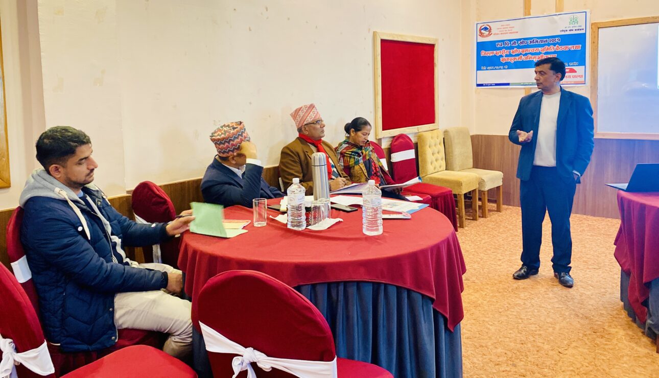 पाल्पामा पाठेघरको मुखको क्यान्सर विरुद्ध एच.पि.भि. खोप अभियान सुरु हुँदै