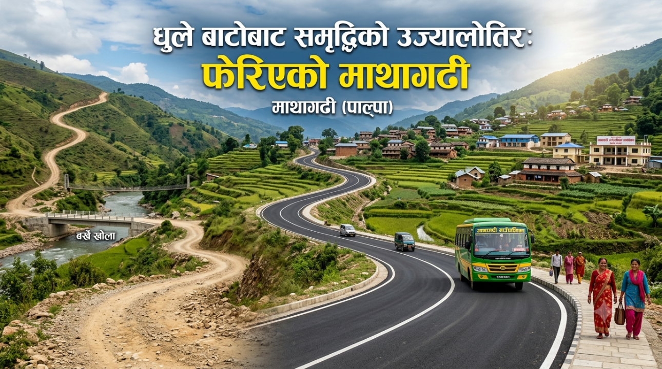 धुले बाटोबाट समृद्धिको उज्यालोतिरः फेरिएको माथागढी